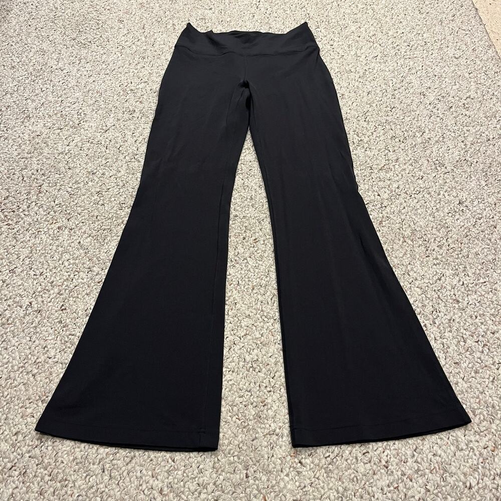 Lululemon Groove Nulu High Rise Flare Pant 8 Black Athleisure Yoga Casual